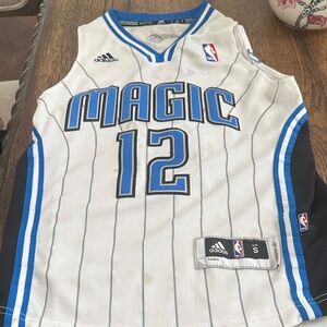 Adidas Magic Jersey in White and Blue